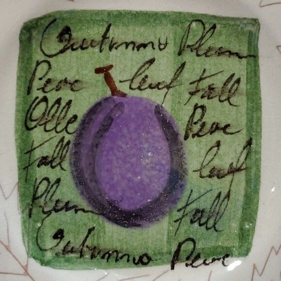 Vietri Salad Plate Made in Italy - Picture 7 of 8